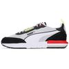 R22 Casual Black White Red Unisex Lifestyle Shoes 383462-03