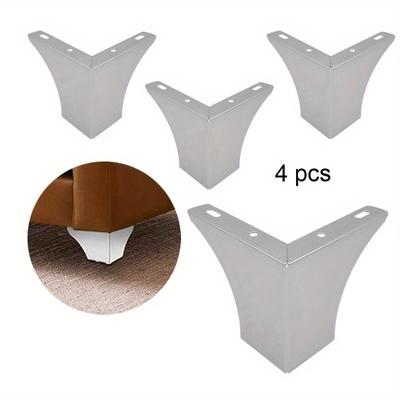 4pcs Furniture Leg Accessories Furniture Legs Metal Design Furniture Legs Replacement Sofa Coffee Table Cabinet TV Stand Feet
