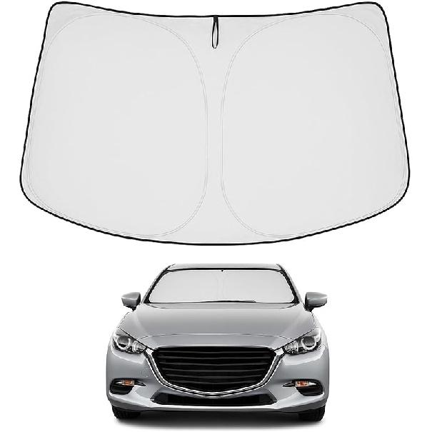 Proadsy 2025 Upgrade Front Windshield Sun Shade Foldable RAV4 Sunshade Protector Fit -2025 RAV-4 SUV Crossover, TRD Off-Road, LE XLE Premium Limited