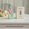 Tulip Flower-Shaped Scented Candle - Teacher's Day Gift & Party Favor