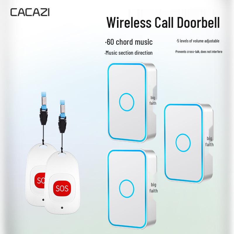 Elderly Emergency Wireless Call Button for Home Safety