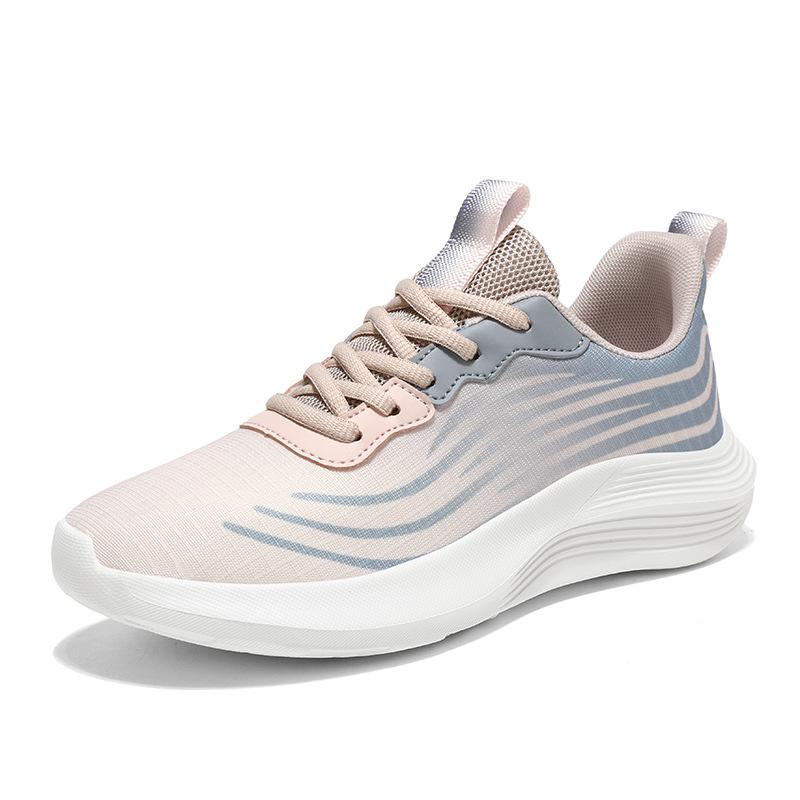 Women's Shoes Lightweight Running Shoes Low Cut Mesh Surface Breathable Large Size Fashionable Sports Shoes Casual Jogging Shoes