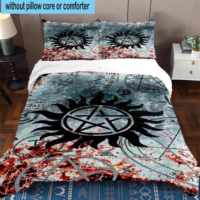 3PCS Natural Symbolism 3pcs Bedding,Including 3PCS Duvet Cover And 2pcs Pillowcases Perfect for Christmas,Ideal for Bedroom, Dormitory