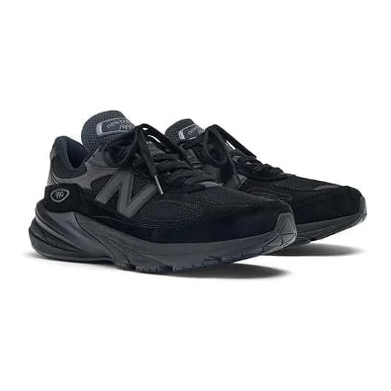 [New Balance] 990 V6 ТРОЙНОЙ ЧЕРНЫЙ BB6 СДЕЛАНО В США 990V6 Тройной Черный Черный U990BB6 Сделано в Америке Мужские Кроссовки Ширина D