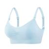 Wire-Free Plus Size Front Closure Nursing Bra for Pregnant Women - Adjustable, Seamless Design for Comfortable Feeding