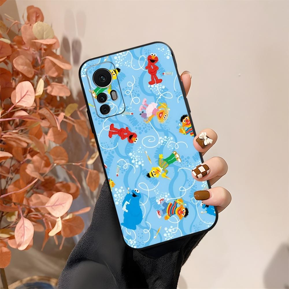 Cartoon S-Sesame S-Street Phone Case Fundas For Xiaomi 15 14 12 Lite Pro 13 11t POCO X5 M6 M5 X6 X3 F5 F6 Pro Cover