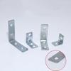 25/60mm 90 Degree L Joint Brackets Furniture Wood Shelf Door Cabinet Fastener Universal Stainless Steel Brace Joint Hardware