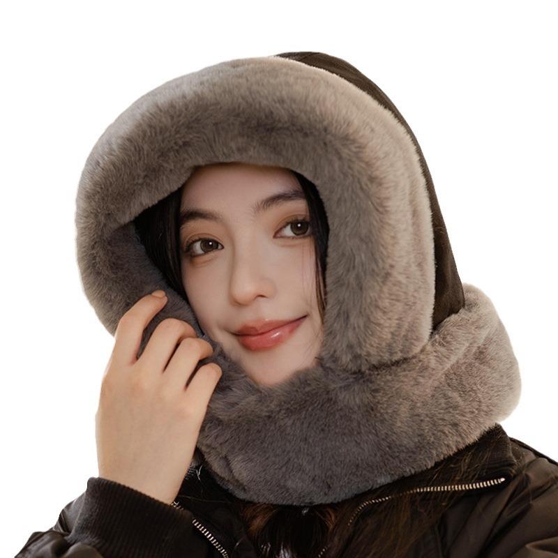 Winter Warm Thickened Bomber Hat Unisex Solid Color Ear Flap Hats Outdoor Cycling Hiking Coldproof Trapper Hat for Women Men