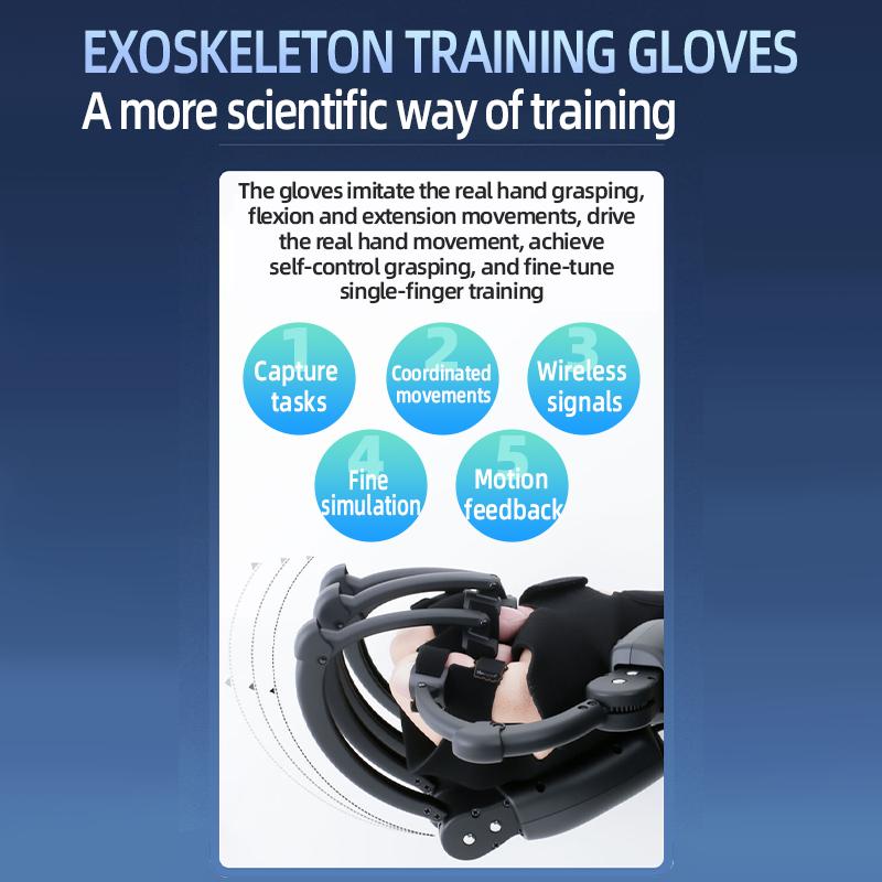 Intelligent Exoskeleton Rehabilitation Robot Gloves Equipment Hand Function Rehabilitation Training Massage Device Stroke Hemiplegia