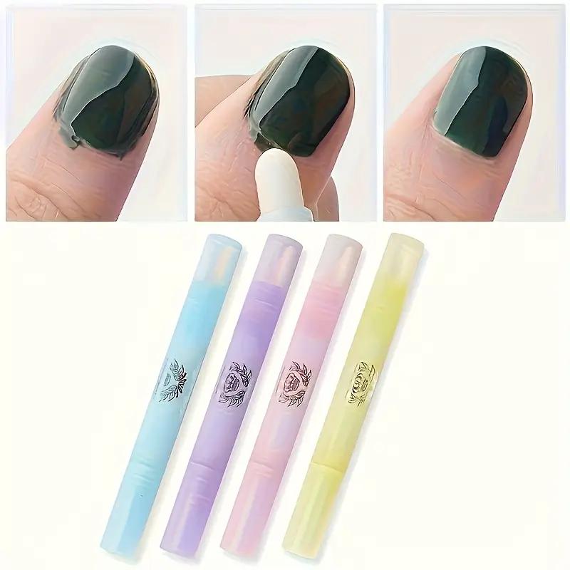 1Pcs Nail Art Manicure Beauty Nail Corrector Pen Varnish Cleaner Polish Remover Mistakes Correction Random Color