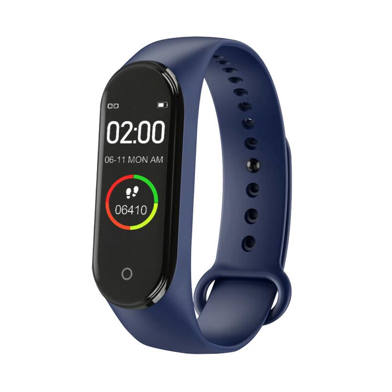 M4 Smart Digital Watch Bracelet for Men Women Smartwatch Heart Rate Monitor Pedometer Calorie Counter Health Sport Tracker Watch