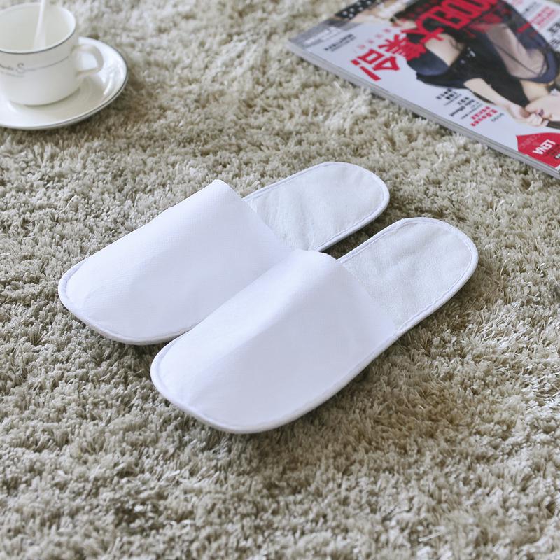 Star Hotel Bed & Breakfast Non-Slip Disposable Slippers - Customizable Logo