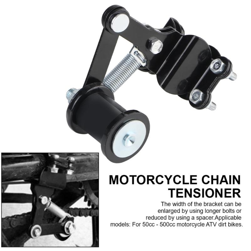 Universal Motorcycle Chain Tensioner Suitable for Dirt Bikes ATVs Beach Buggies Extreme Riding Conditions Aluminum Alloy