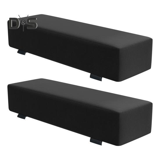 

Подлокотники с эффектом памяти для офисного игрового кресла, максимальный комфорт, поддержка с регулируемым ремешком, эргономичный дизайн, нескользящее дно, облегчение боли, один размер 2pcs чёрный