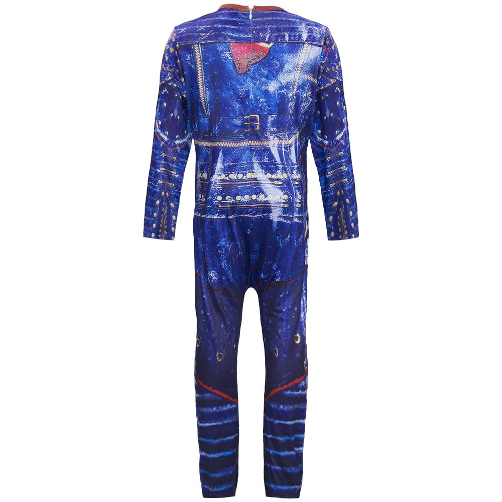 Descendants 3 Cosplay Jumpsuit, Halloween Anime Stage Performance Costume