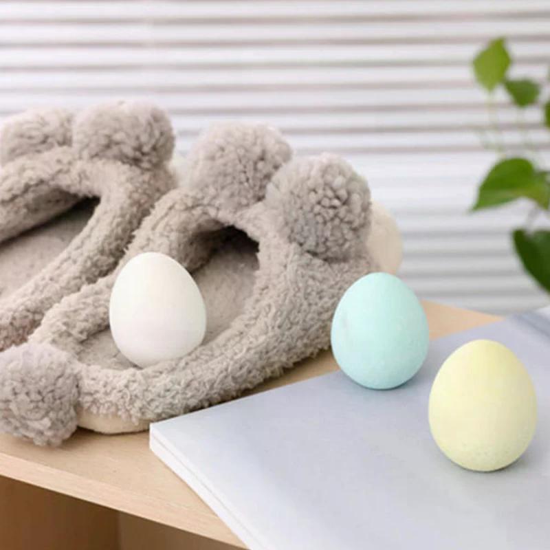 Diatomaceous Earth Odor Absorbing Egg Kitchen Air Freshener Moisture Absorption Refrigerator Deodorizing Fishy Musty Remover