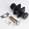 Black Door Knob with Deadbolt Adjustable Design Simple Installation Heavy Duty Modern Front Door Handle Deadbolt Set