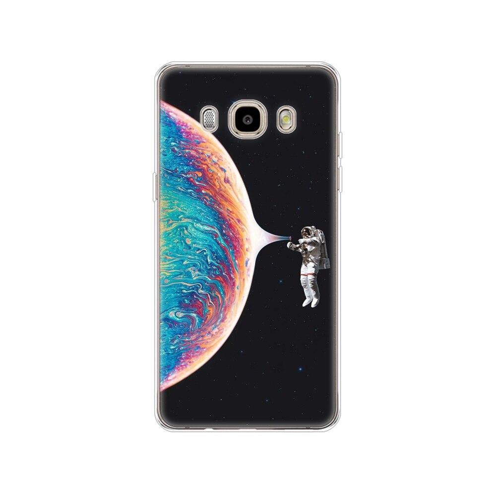 Case FOR Samsung Galaxy J7 J5 2016 Case J710 510F Cover FOR Samsung J7 J5 2016 Case Shell Winter Snow Christmas