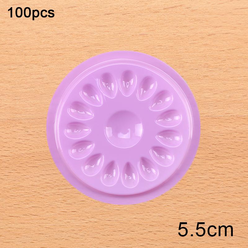 Wholesale Glue Gasket Eyelash Glue Holder Adhesive Pallet Eyelash Extension Glue Pads Stand On Eyelash Plastic Makeup Tools