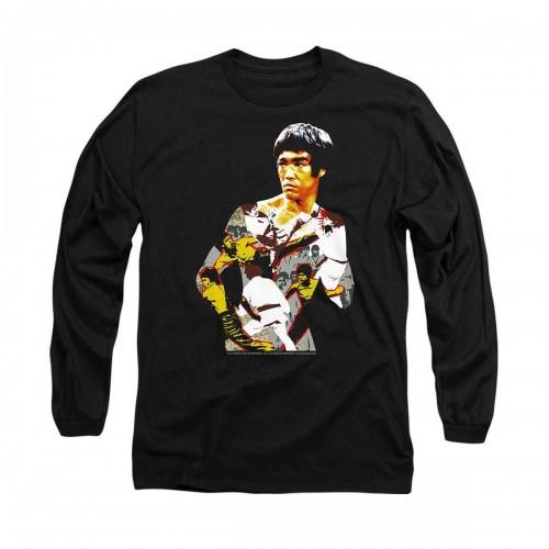 Bruce Lee Unisex Erwachsenen Body Of Action Langarm-T-Shirt