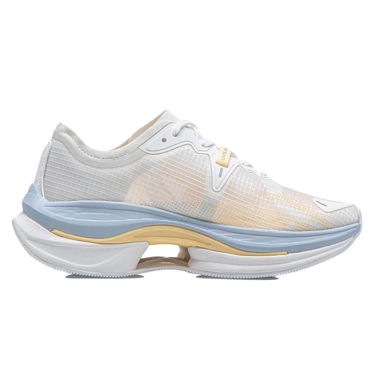 New LiNing WuShi 5S 1.0 Cushioning Anti Slip And Wear Resistant Low Top Running Shoes Women's Mist White ARHR212-4