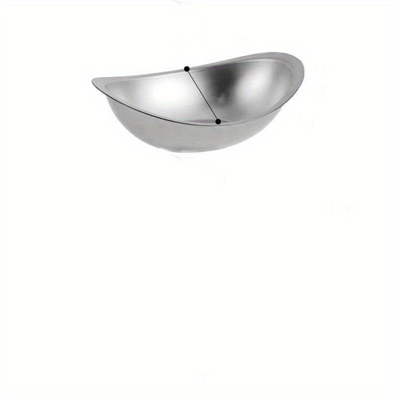 

304 Нержавеющая сталь Ingot Bowl Салатница Коммерческая Десертница, Чаша для Закусок Барбекю Ресторан Столовые приборы