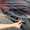 4PCS For BMW 5 Series I5 G60 2025-2025 ABS Carbon Fiber Windows Rise Switch Panel Glass Lift Control Cover InteriorAccessories