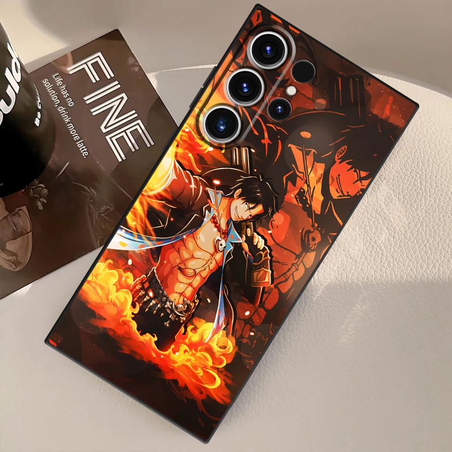Case for Samsung Galaxy S20 S25 Ultra S23 FE S9 S24 Plus S21 S22 Funda Phone Cover Cool Luffy ACE