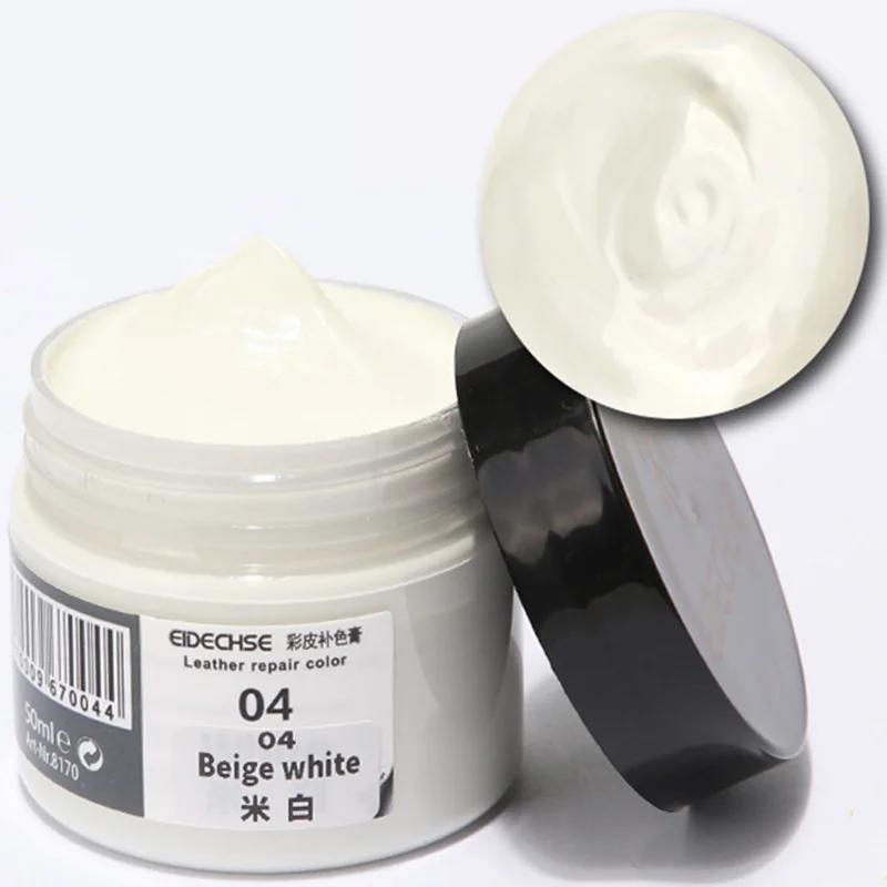 50ml Car Leather Paint Seat Care Liquid For Auto Leather Refurbish Repair Tool For Shoe Sofa Coats Holes Scratch Crack 20 Colors