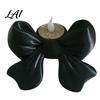 Modern PLA Bow Ornament 3D Printed Candle Holder Decorative Candlestick Stand for Scented Candles Delicate Gift Holiday & LED Tealights Elegant