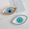 Multipurpose Creative Oval Eye Shaped Jewelry Tray Sturdy Ceramic Rings Holder Accessory for Fashionable Women Ladies