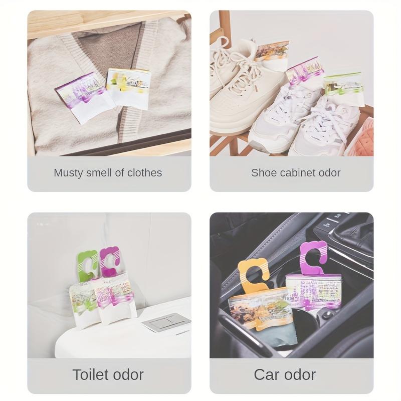 10/30pcs Closet Fragrance Sachets Pine Wood Natural Flavor Bag Set Shoe Cabinets Scented Aromatherapy for Hotel Home Bedroom Car