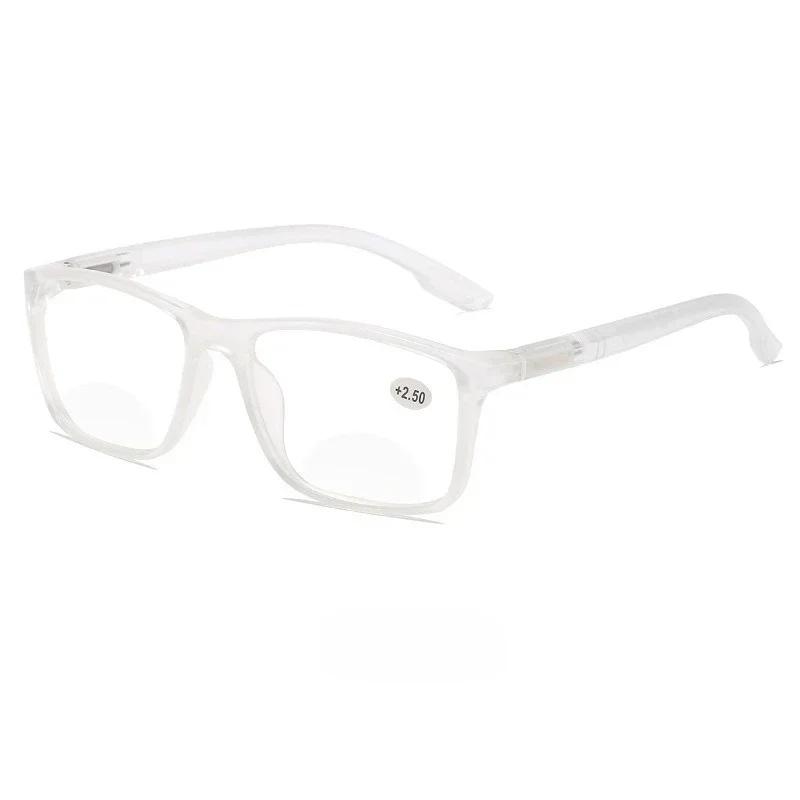 

Универсальные бифокальные очки для мужчин и женщин, блокирующие синий свет, защитные очки для чтения +1,0 до +4,0 +300 чистый