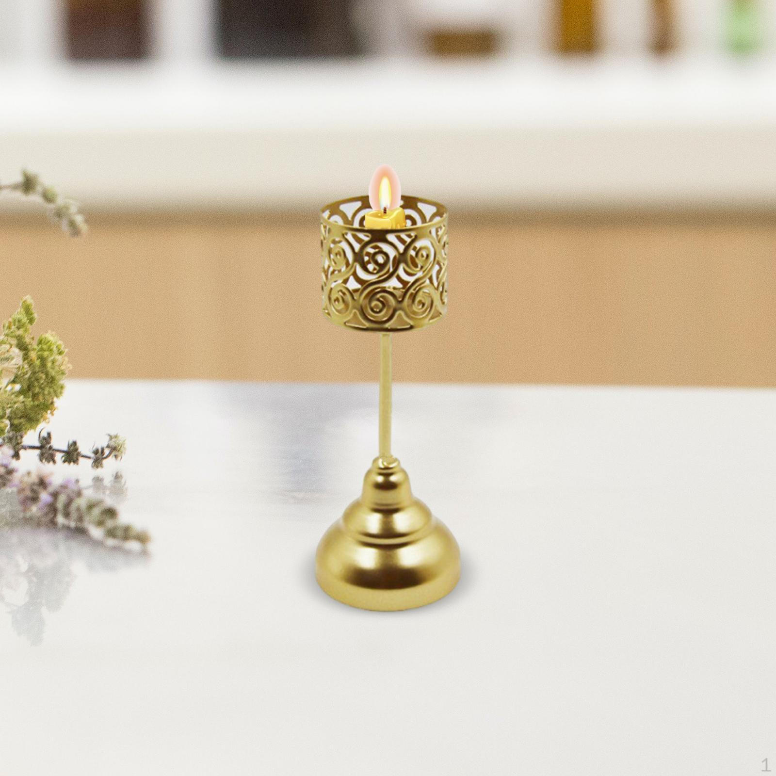 

Центральный подсвечник, подсвечник для чая, полый дизайн, декоративная подставка для свечей