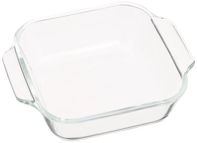 Iwaki Glass Toaster Oven Dish Basic Series Half 144 X 120 X 39mm 340ml KBC3840 Heat-resistant