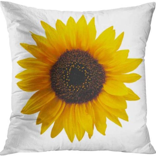Flowers Daisy Tulip Printed Linen Pillow Case Home Living Room Sofa Bedroom Pillow Case