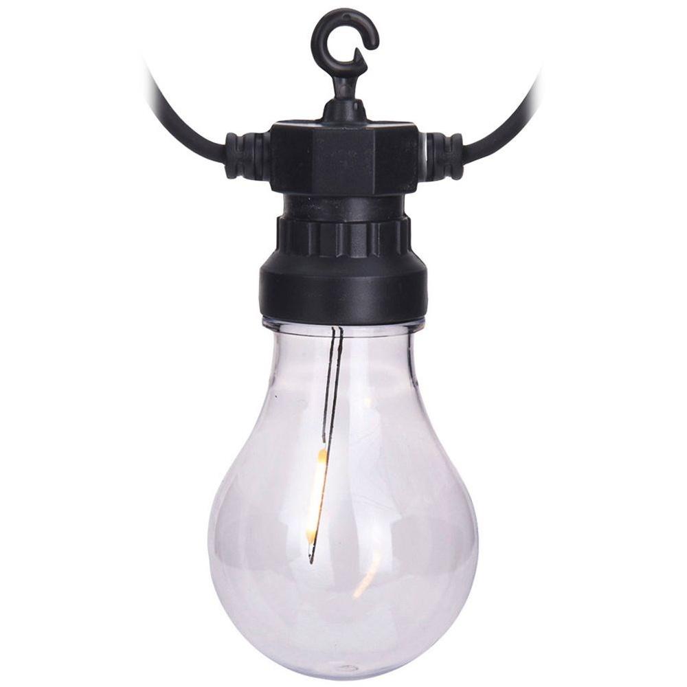 Lights Garland Lighting Garden Outdoor 10x Bulb Light Chain