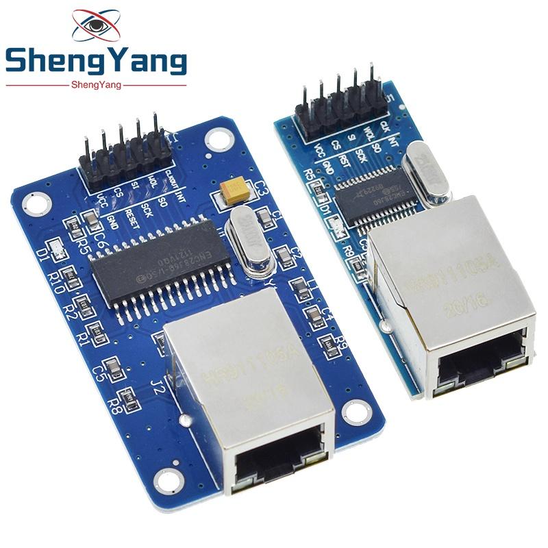 TZT 1/2/5PCS ENC28J60 LAN Network Module SPI Port For Arduino 51LPC AVR ARM PIC