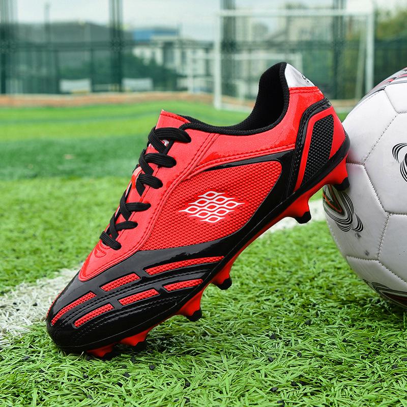 Low-top Football Shoes Teen Students Spike Broken Artificial Grass Training Men's and Women's Shoes Football Shoes Breathable