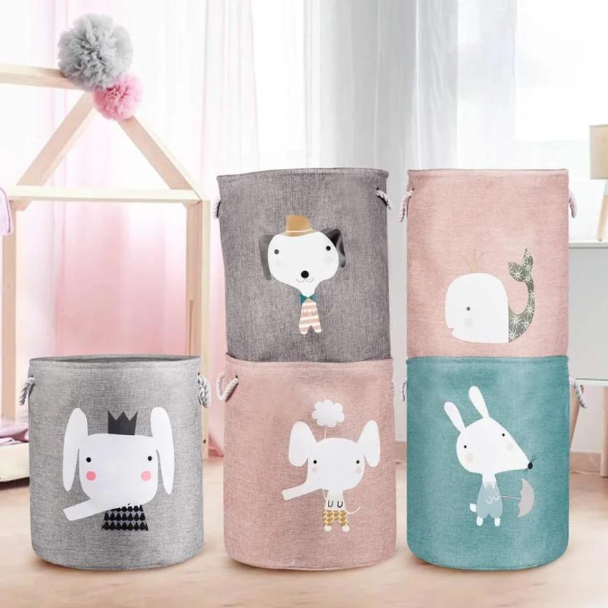 Home Large Laundry Basket Foldable Storage Box Collapsible Child Toy Laundry Bag Dirty Clothes Hamper Bathroom Organizer Bucket
