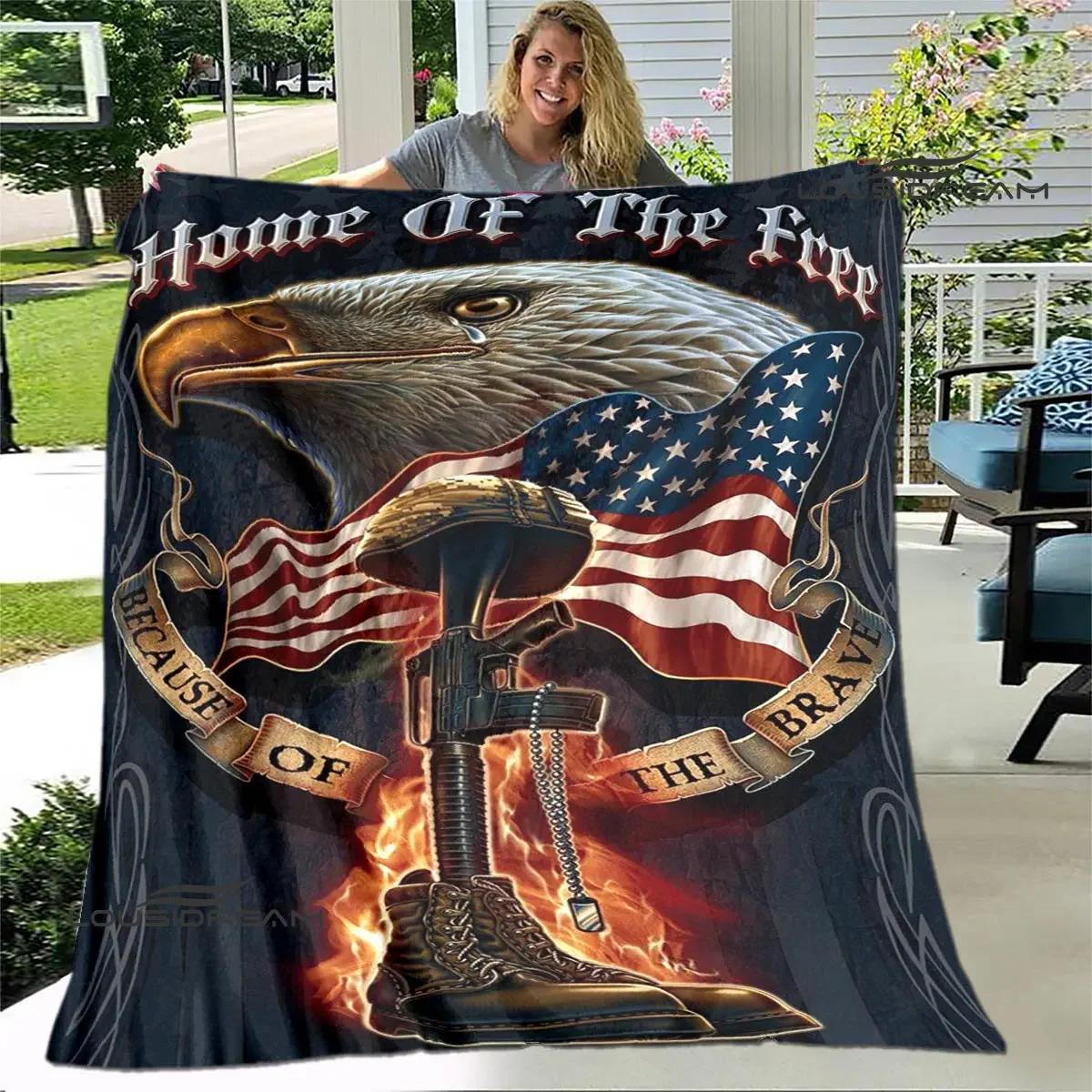 

Одеяло с 3D-печатью в виде орла, фланель, мягкое и удобное, одеяло, одеяла для кроватей, одеяло для пикника, теплое одеяло, подарок на день рождения 30x40in