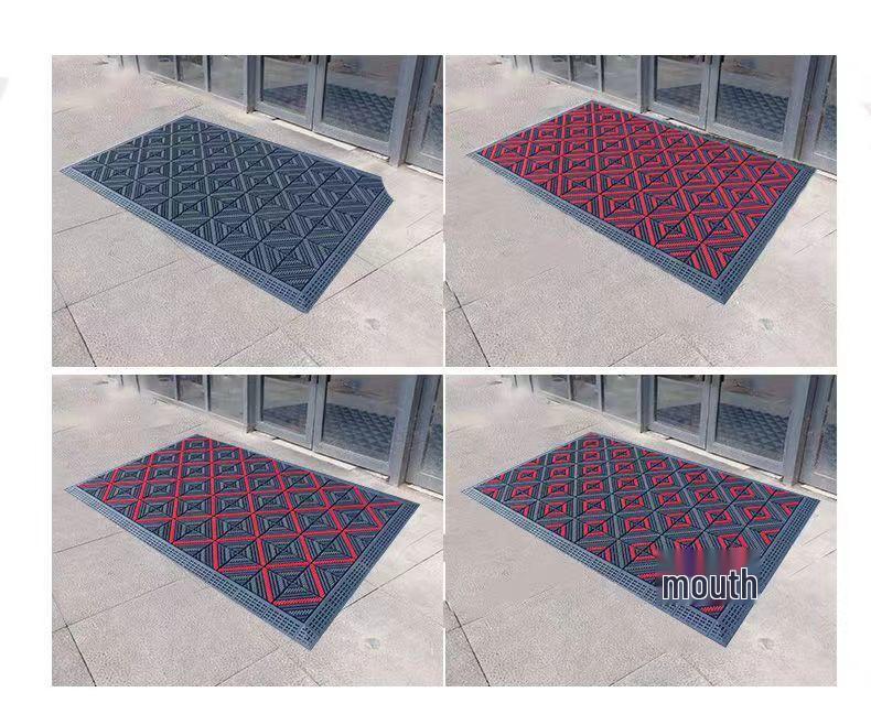 Commercial Anti-Slip Door Mat: Durable, Interlocking, Wear-resistant, Mud Scraper for Hotel & Office Entrances.