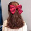 Fashion Ribbon Bow Hair Clips for Women Large Bow Hairpin Girls Satin Trendy Ladies Hairgrips Cute Barrette Hair Accessories