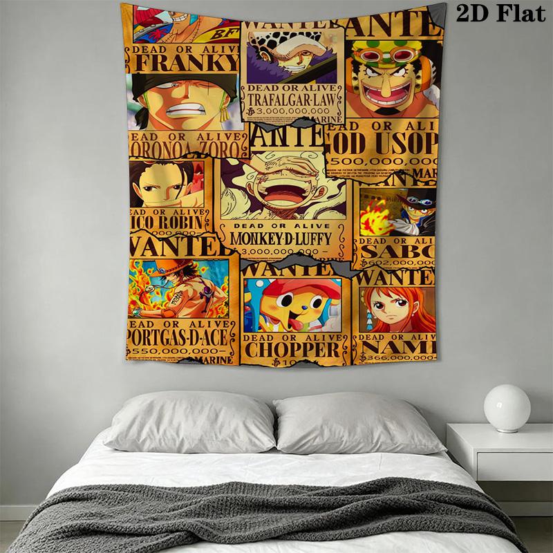 One Piece Tapestry Wall Tapestry Background Cloth Fashion Print Work Of Art Wall Decoration Soft