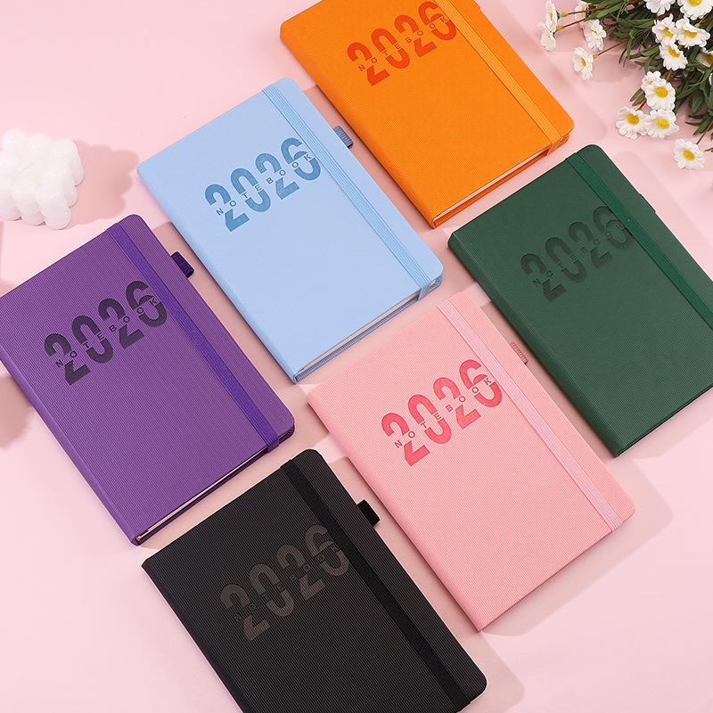 2026 English-Spanish Daily Planner & Business Notebook