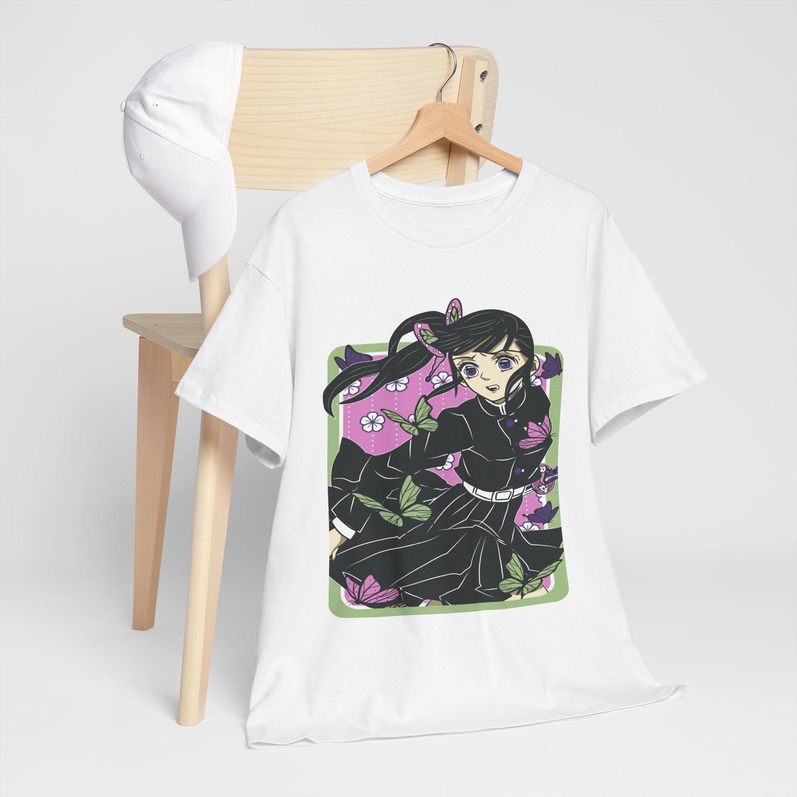

Shinobu Kocho T-Shirt Mens Womens Tees Top Demon Slayer Kimetsu No Yaiba Design Anime Tee All Size XL