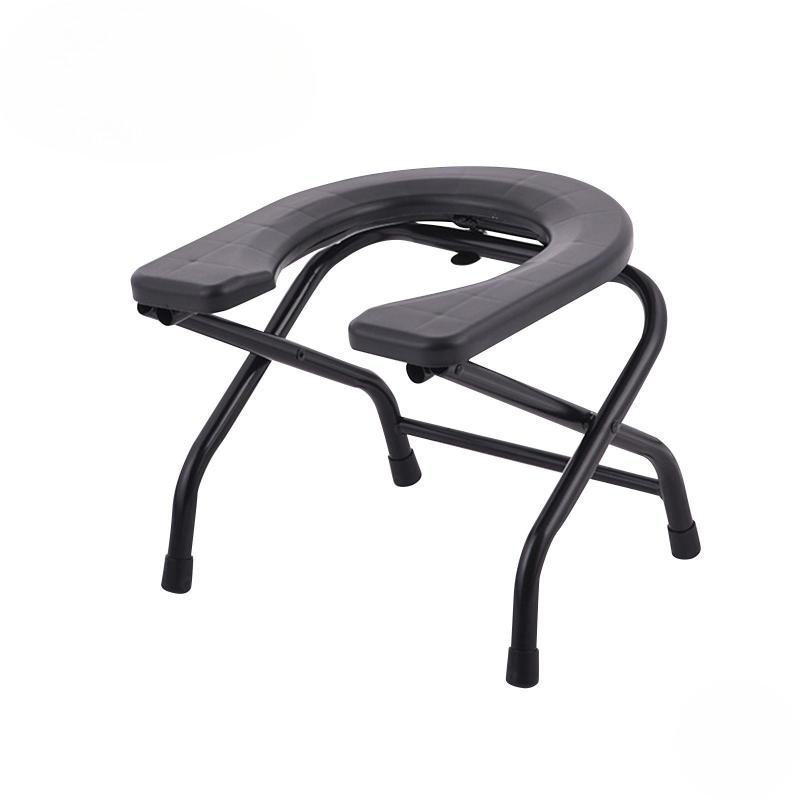 30cm/38cm Shower Chair Heavy Duty Stainless Steel Toilet Chair Seat Household Portable Elderly Toilet Seat