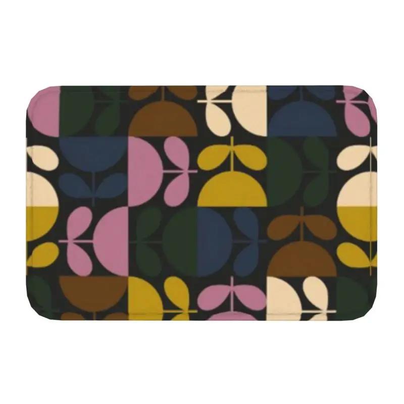 

Orla Kiely Abstract Multi Stem Front Floor Door Entrance Mat Mid Century Scandinavian Geometric Room Doormat Garden Carpet Rug 50x80cm