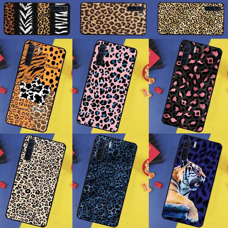 Tiger leopard print panther For Oppo A80 A60 A40 A74 A94 A54 A18 A38 A58 A78 A98 A16 A76 A96 A15 A57S A17 A77 Phone Case