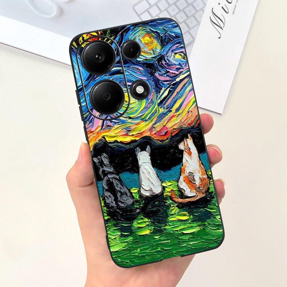 Cute Animal Cool Style Cartoon Phone Funda For Xiaomi Redmi Note 13 Pro 4G Note13 Pro Plus Soft Candy Silicone Coque Note 13Pro